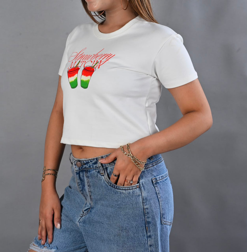 Matcha baby tee